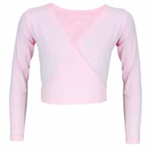 Aquarti Mädchen Ballett Bolero Langarm rosa