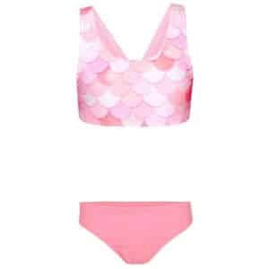 Aquarti Mädchen Sport Bikini Racerback Bustier & Bikinislip rosa