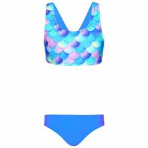Aquarti Mädchen Sport Bikini Racerback Bustier & Bikinislip violett