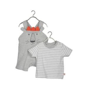 BLUE SEVEN Baby 2er-Set Shirt + Latzhose