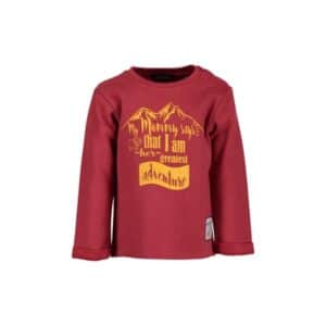 BLUE SEVEN Boys Sweatshirt dunkelrot