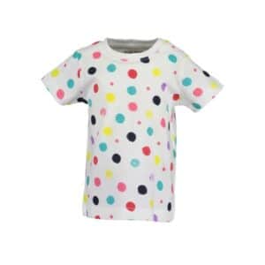 BLUE SEVEN Girls T-Shirt weiss Dots