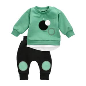 Baby Sweets 2tlg Set Shirt + Hose Lieblingsstücke grün schwarz