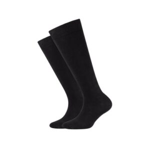 Camano Socken Children ca-soft kneehigh organic 2er-Pack black