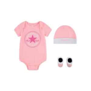 Converse Set Body Mütze und Boots rosa