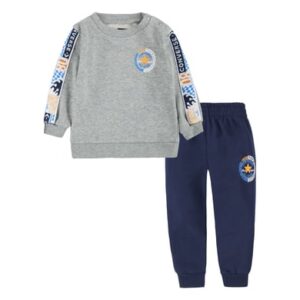 Converse Set Pullover und Sweathose grau/blau