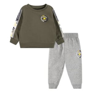 Converse Set Pullover und Sweathose grün/grau