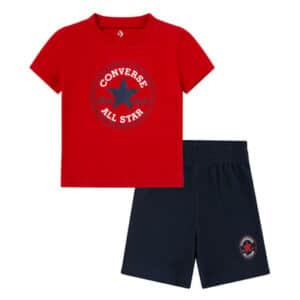 Converse Set T-Shirt und kurze Hose rot/blau