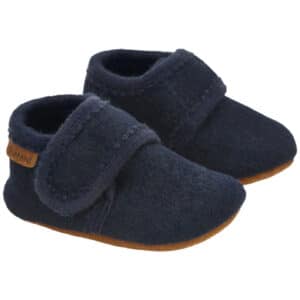 EN FANT Baby Wool Slippers Navy