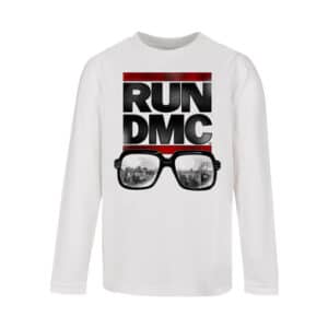 F4NT4STIC Longsleeve Shirt Run DMC Hip-Hop Music Band NYC weiß
