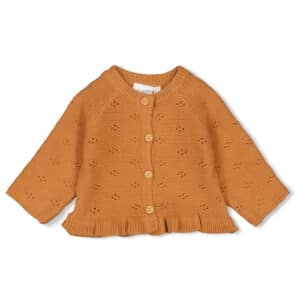 Feetje Strickjacke My Happy Place Camel