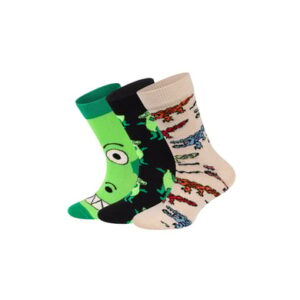 Happy Socks Socken 3-Pack Kids Dino-Crocodile Socks multi_coloured