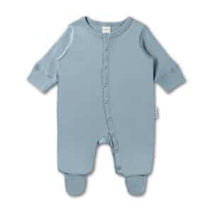 Hofbrucker Baby Schlafanzug Mina Taubenblau
