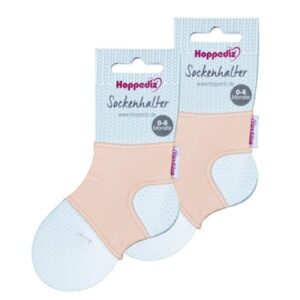 Hoppediz Babysocken Sockenhalter 2-er Set rose