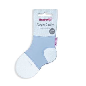 Hoppediz Babysocken Sockenhalter blau