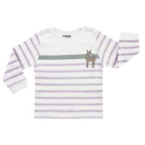 JACKY Langarmshirt WOODLAND TALE off-white / ringel