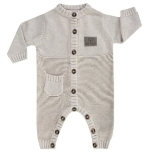 JACKY Strick-Overall BABY ON TOUR beige melange