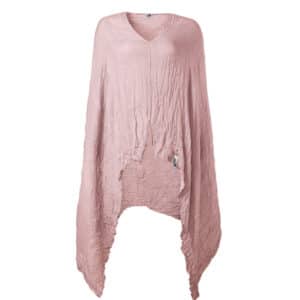 Les Enfants Poncho Stillschal pink