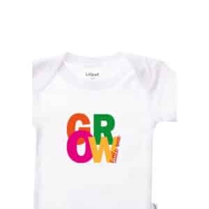 Liliput Baby-Bodies GROW weiss/ gruen
