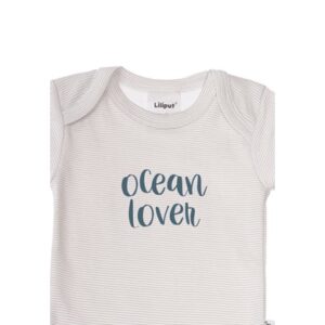 Liliput Baby-Body Ocean Lover blau gestreift/ grau gestreift