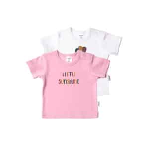 Liliput T-Shirt im 2er Pack Little Sunshine rosa-weiss