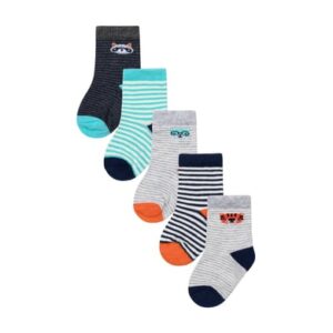 MINOTI 5er-Pack Socken Grau