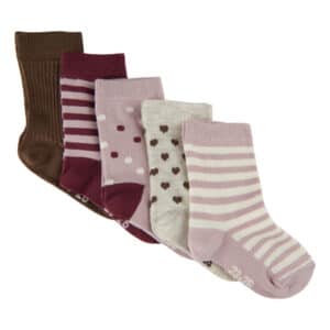 Minymo Socken 5er Pack Rose Smoke