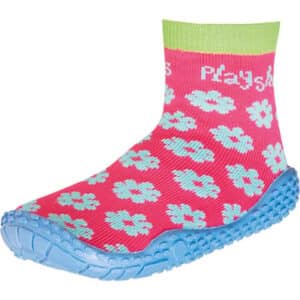 Playshoes Aqua Socken Blume pink