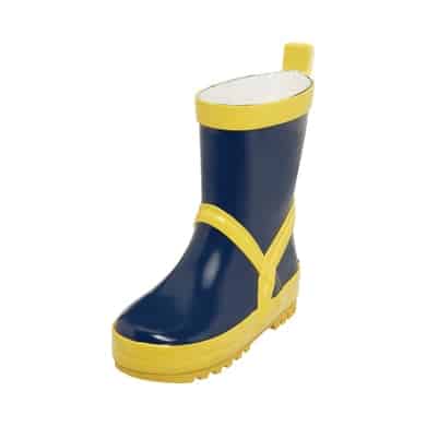 Playshoes Gummistiefel marine/gelb