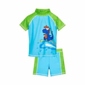 Playshoes UV-Schutz Bade-Set Dino blau-grün