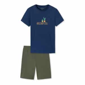 Schiesser Schlafanzug (Homewear-Sets) Original Classics blue