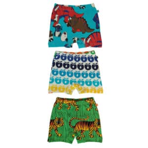 Smafolk 3 Pack Underpants Theo Blue Atoll