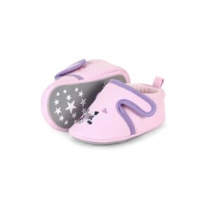 Sterntale Baby-Krabbelschuh Blumen rosa