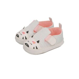 Sterntaler Baby-Schuh Zebra weiß