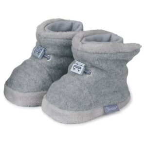 Sterntaler Stiefel Teddyflausch silber melange