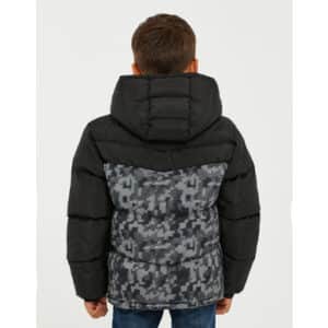 Threadboys Winterjacke THB Jacket Colour Block Twain Black Camo