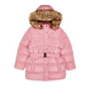 Threadgirls Winterjacke THB Belted Hooded Jacket Joni Pink