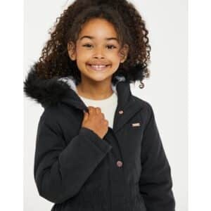 Threadgirls Winterjacke THB Hooded Parker Jacket Cher Black