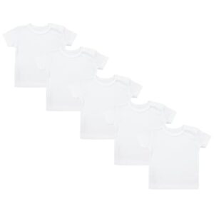 TupTam Baby Kurzarm T-Shirt 5er Set weiß