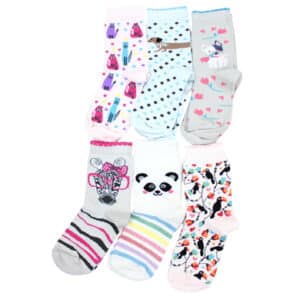 TupTam Kinder Socken Mädchen Jungen Bunt Gemustert 6er Pack bunt