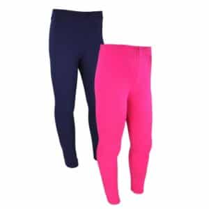 TupTam Mädchen Lange Leggings 2er Pack pink