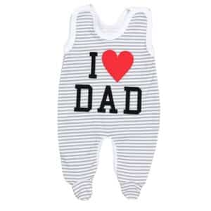 TupTam Unisex Baby Strampler mit Spruch grau