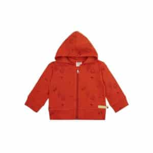 loud + proud Jacke Warmer Strukturstrick rot