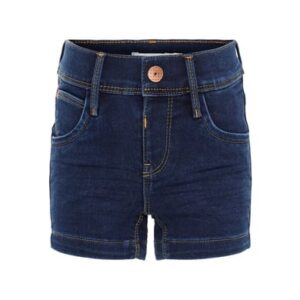 name it Girls Jeans Shorts Salli dark blue denim