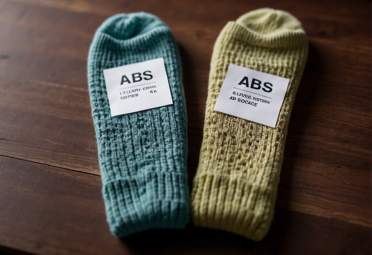Pflegehinweise für ABS Socken