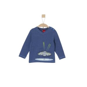 s.Oliver Boys Langarmshirt blue melange