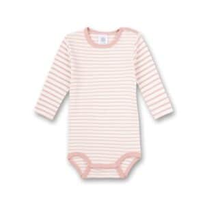 Sanetta Body silver pink gestreift