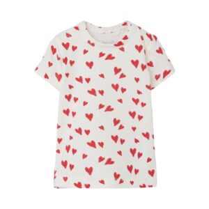 name it T-Shirt Nbfjoy White Alyssum Hearts