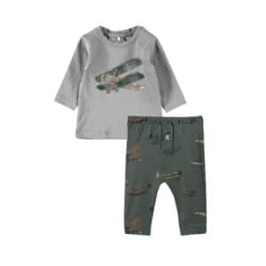 name it Baby Set Nbmskjalm Grey Melange