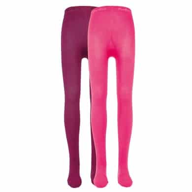 Ewers Kinderstrumpfhose 2er Pack Uni pink